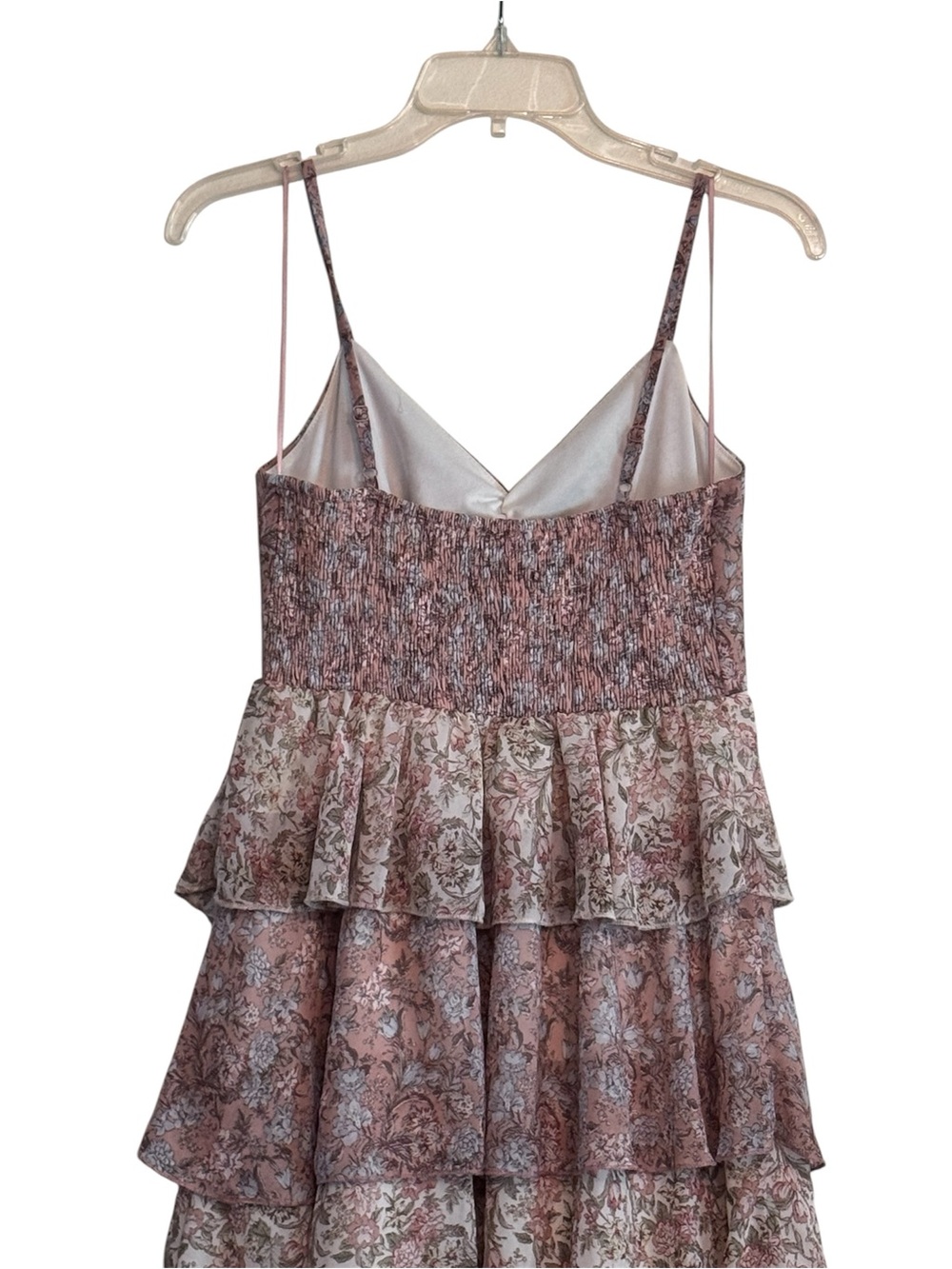 In February Clay Multi Ruffle Maxi Dress - Picture 8 of 9